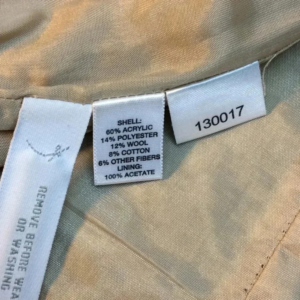 LOFT Brown, Tan & Cream Skirt Size 10 - Picture 6 of 8